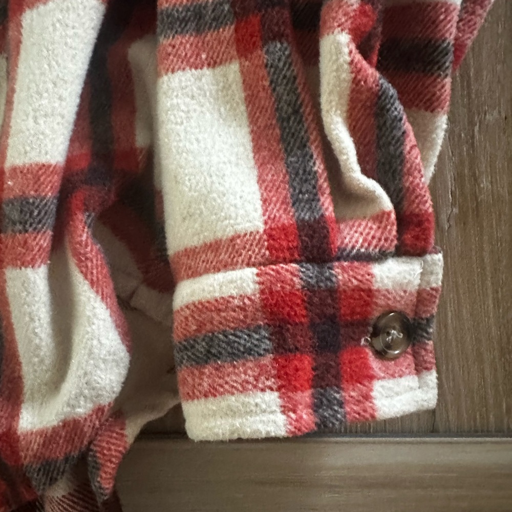 Dizzy Lizzy Los Angeles Plaid Flannel Shirt L - Picture 5 of 7